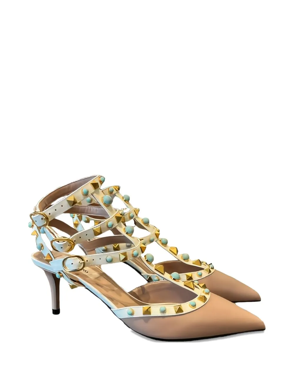 Pointed High-Heeled Sandals