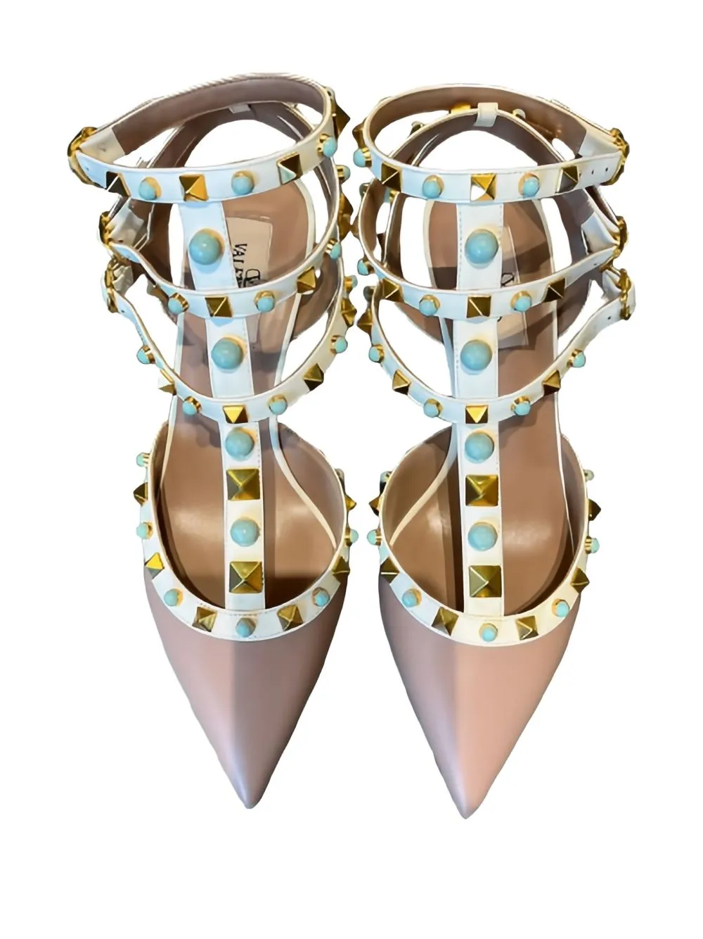 Pointed High-Heeled Sandals