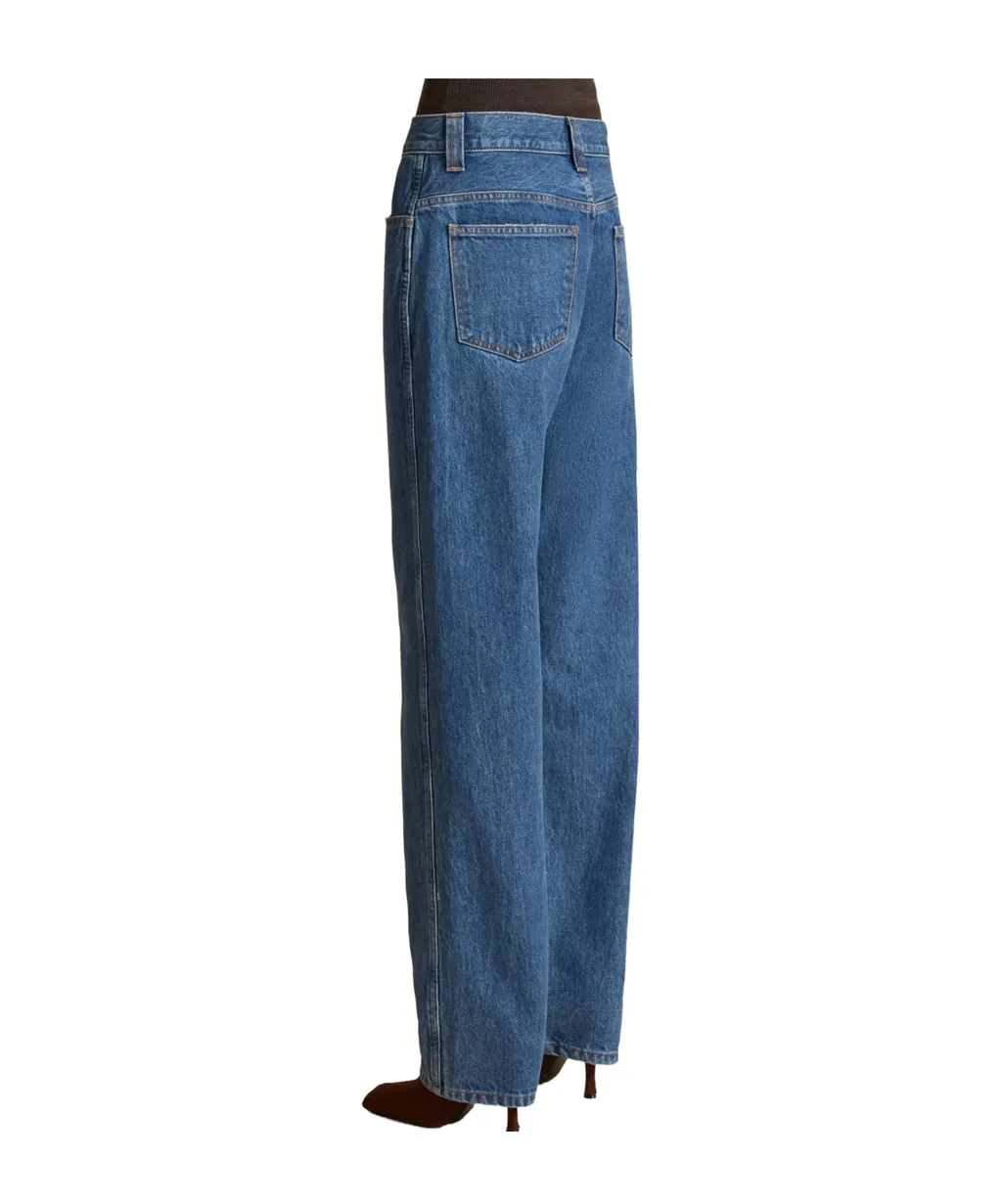 Khaite Corben Straight-Leg Jeans