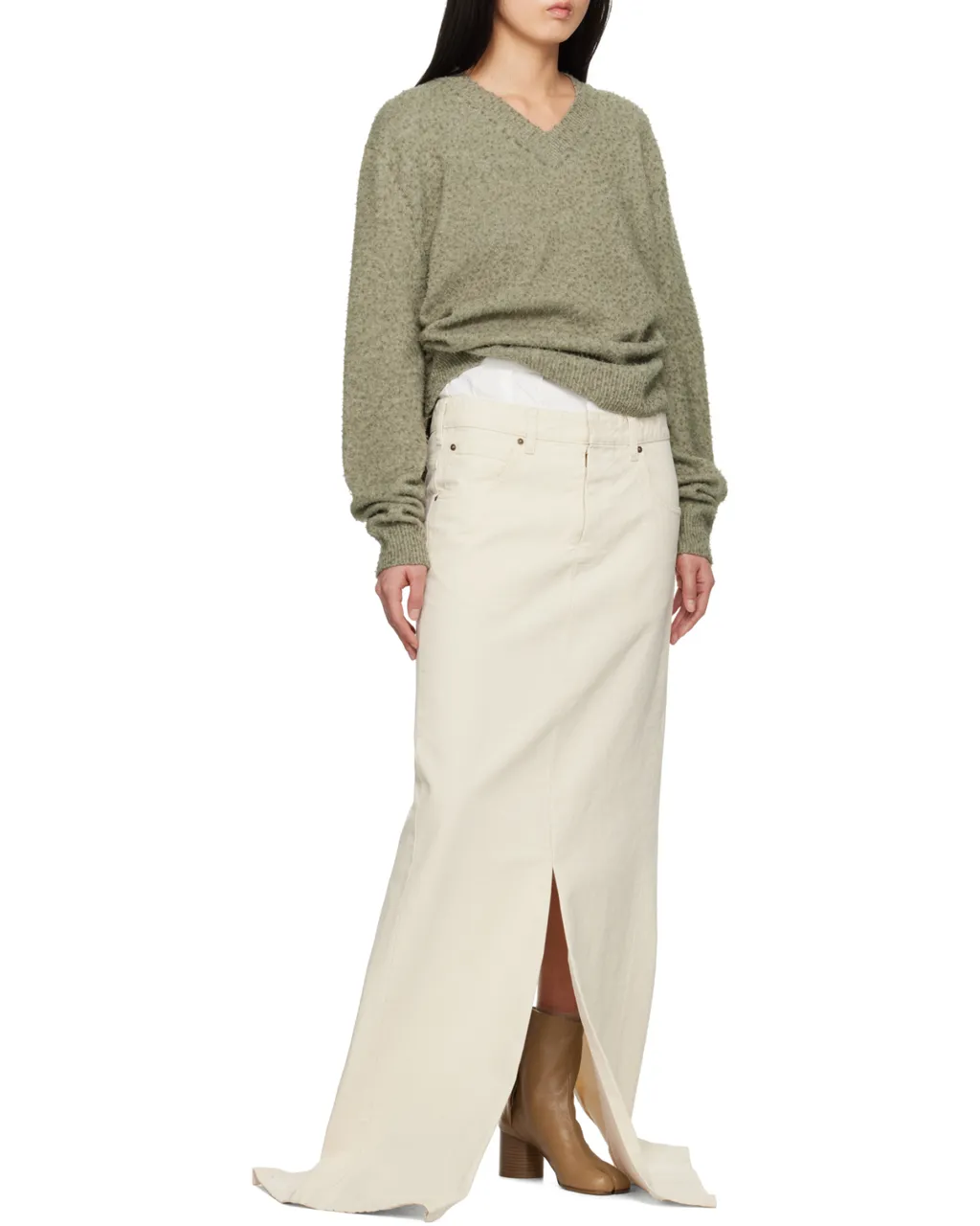 Maison Margiela Distressed Crewneck Jumper