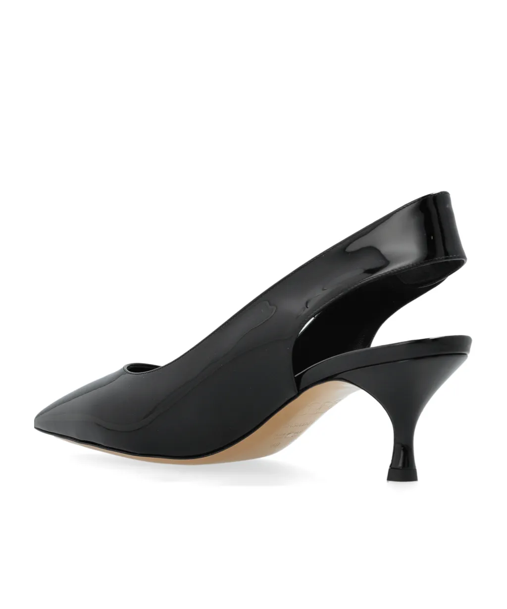 Casadei Pearl Embellished Slingback Pumps