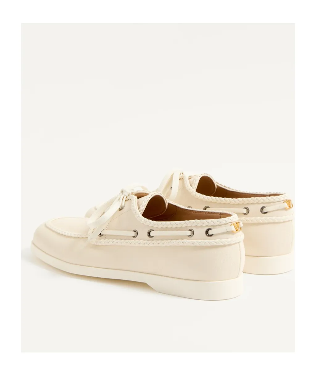 Valentino Palm Avenue Lace-Up Boat Shoes