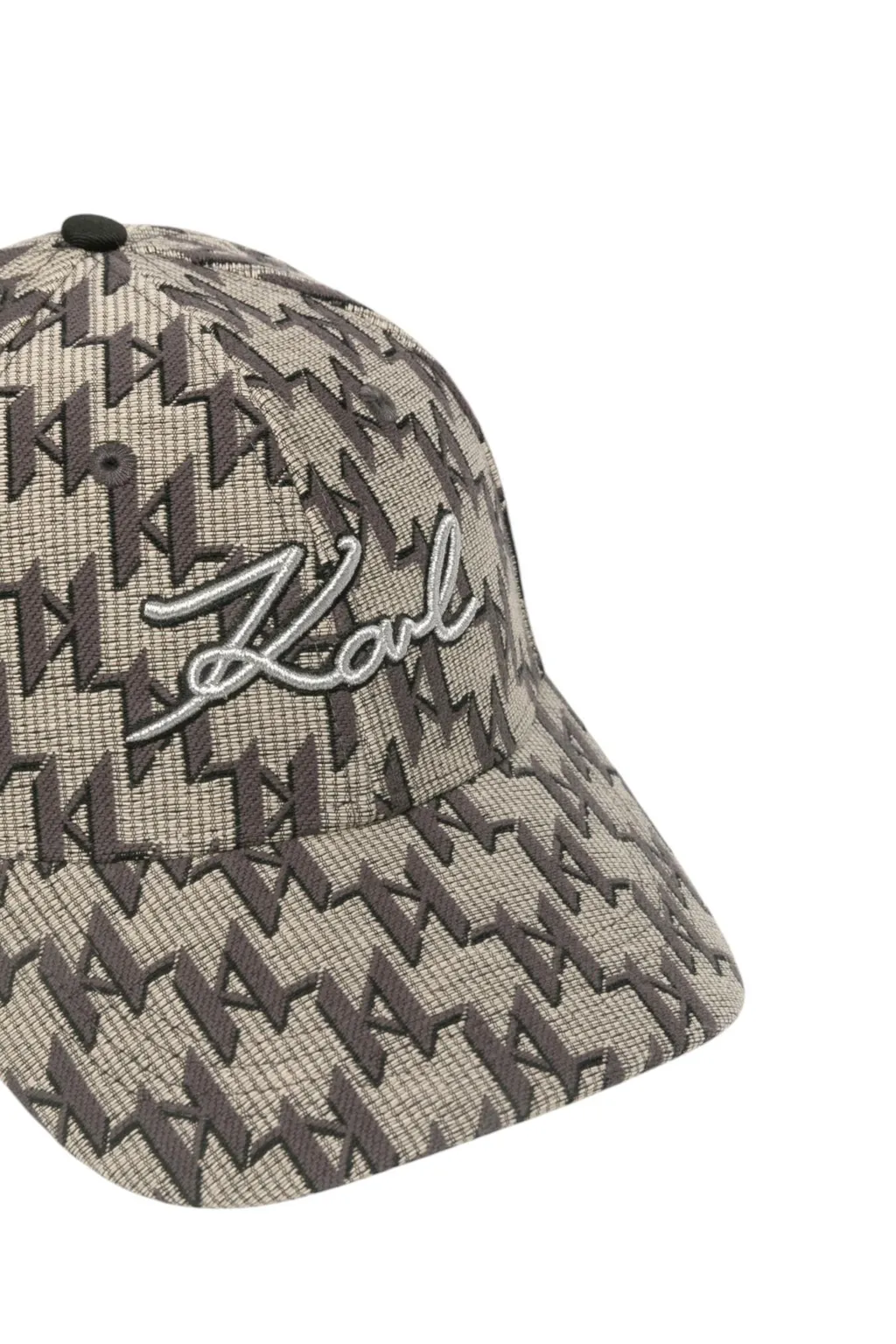 Monogram-Pattern Cotton-Blend Cap