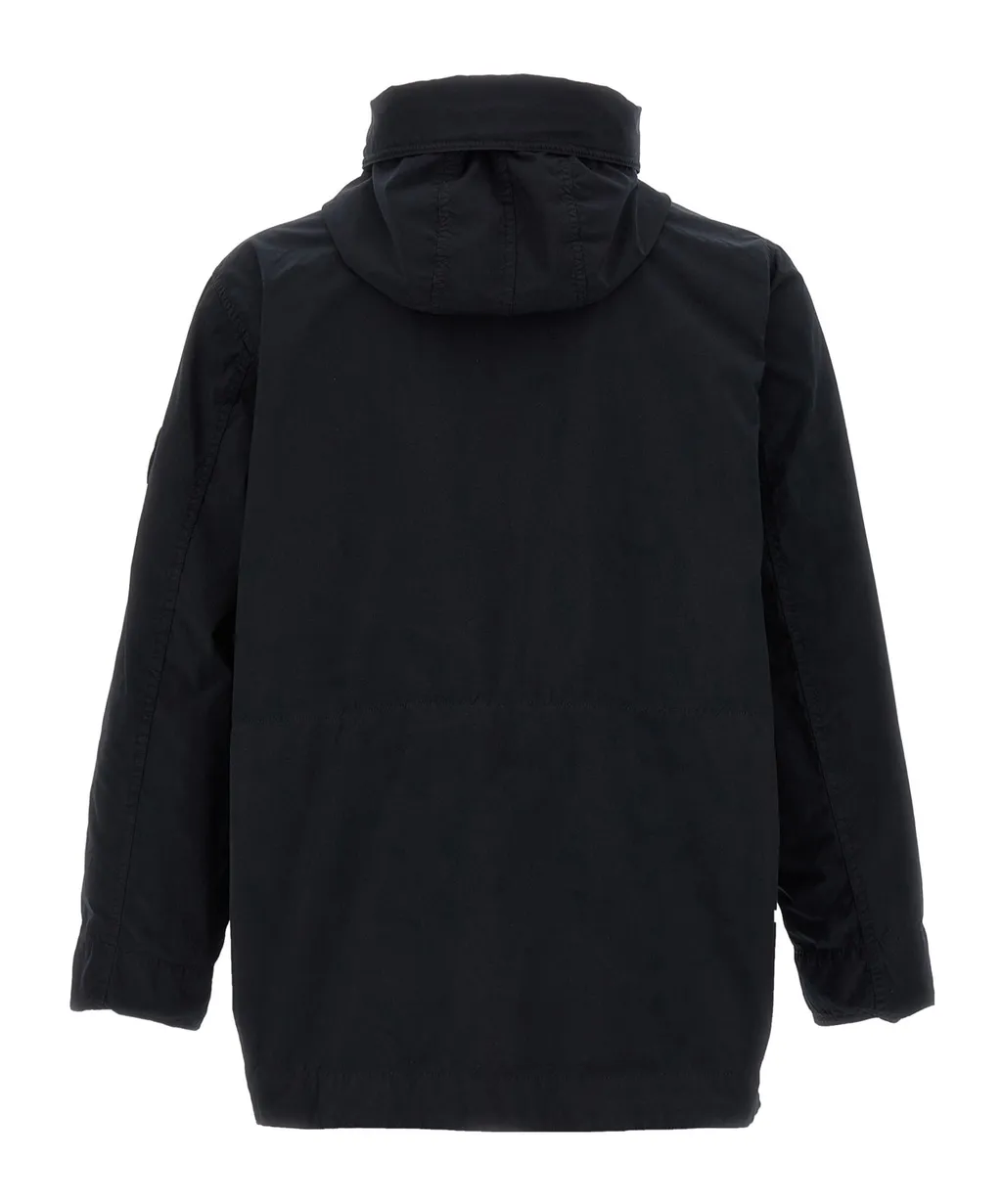 Stone Island Logo Patch Hooded Jacket