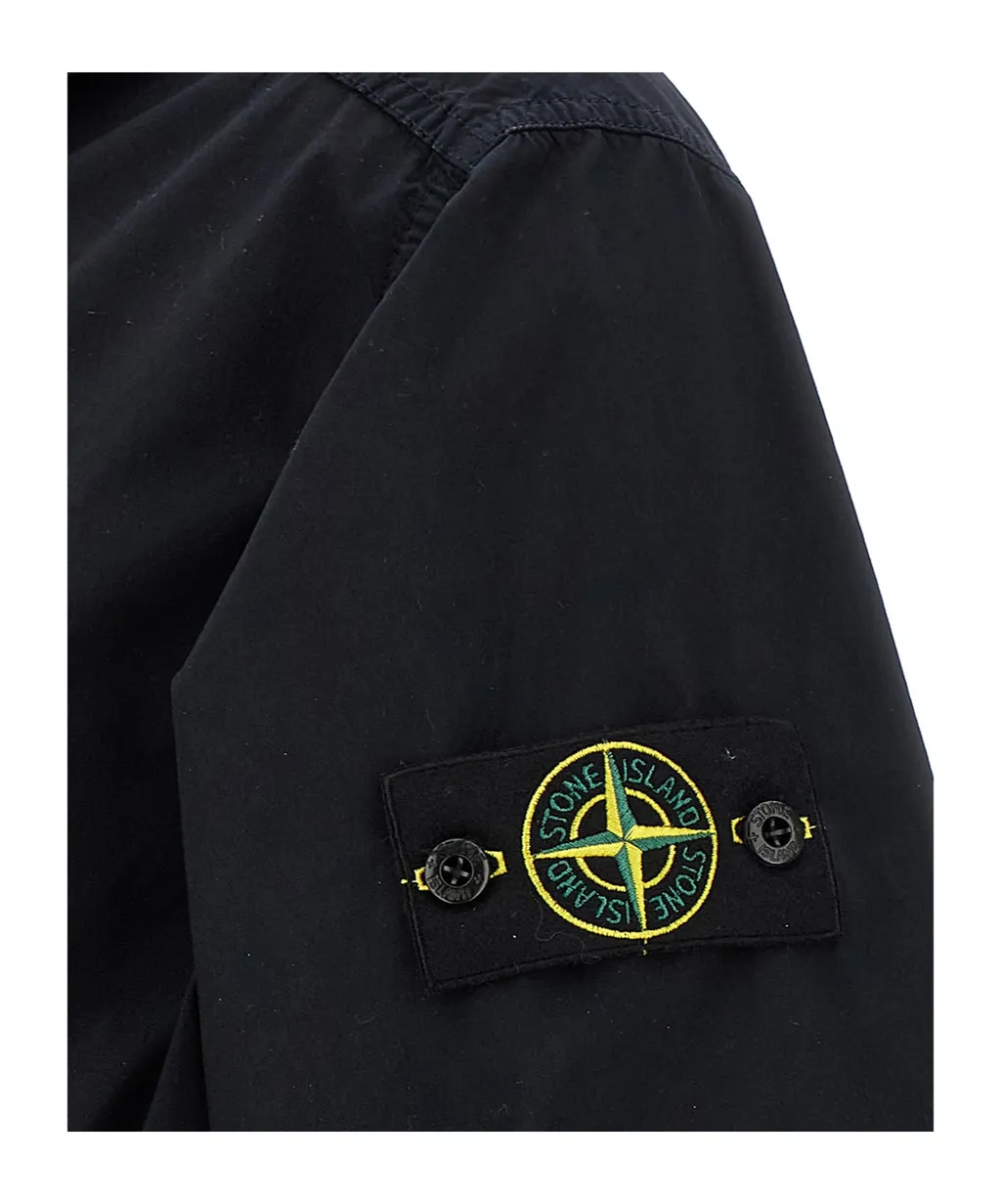 Stone Island Logo Patch Hooded Jacket