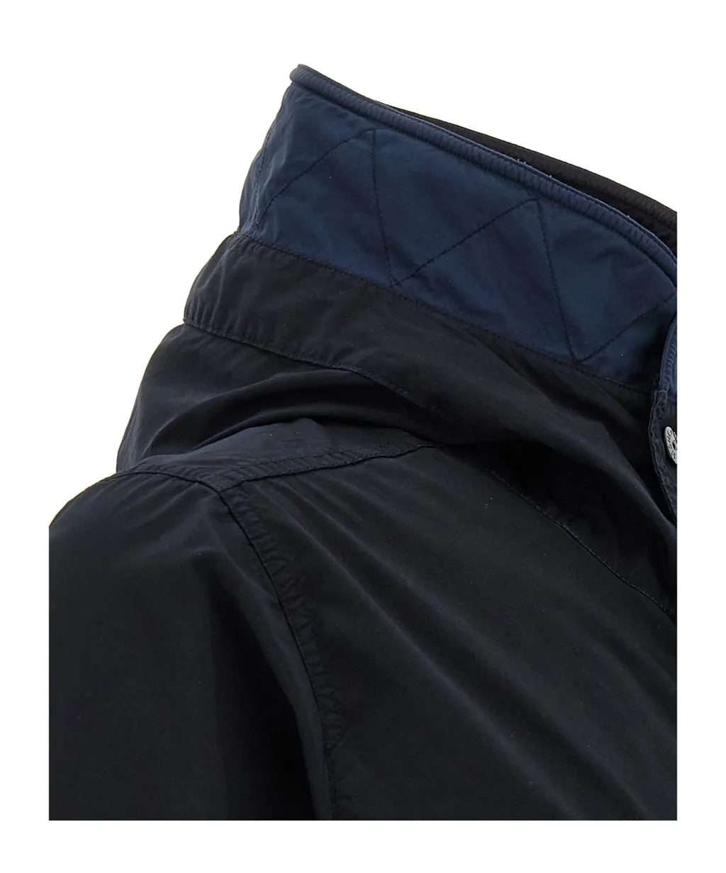 Stone Island Logo Patch Hooded Jacket