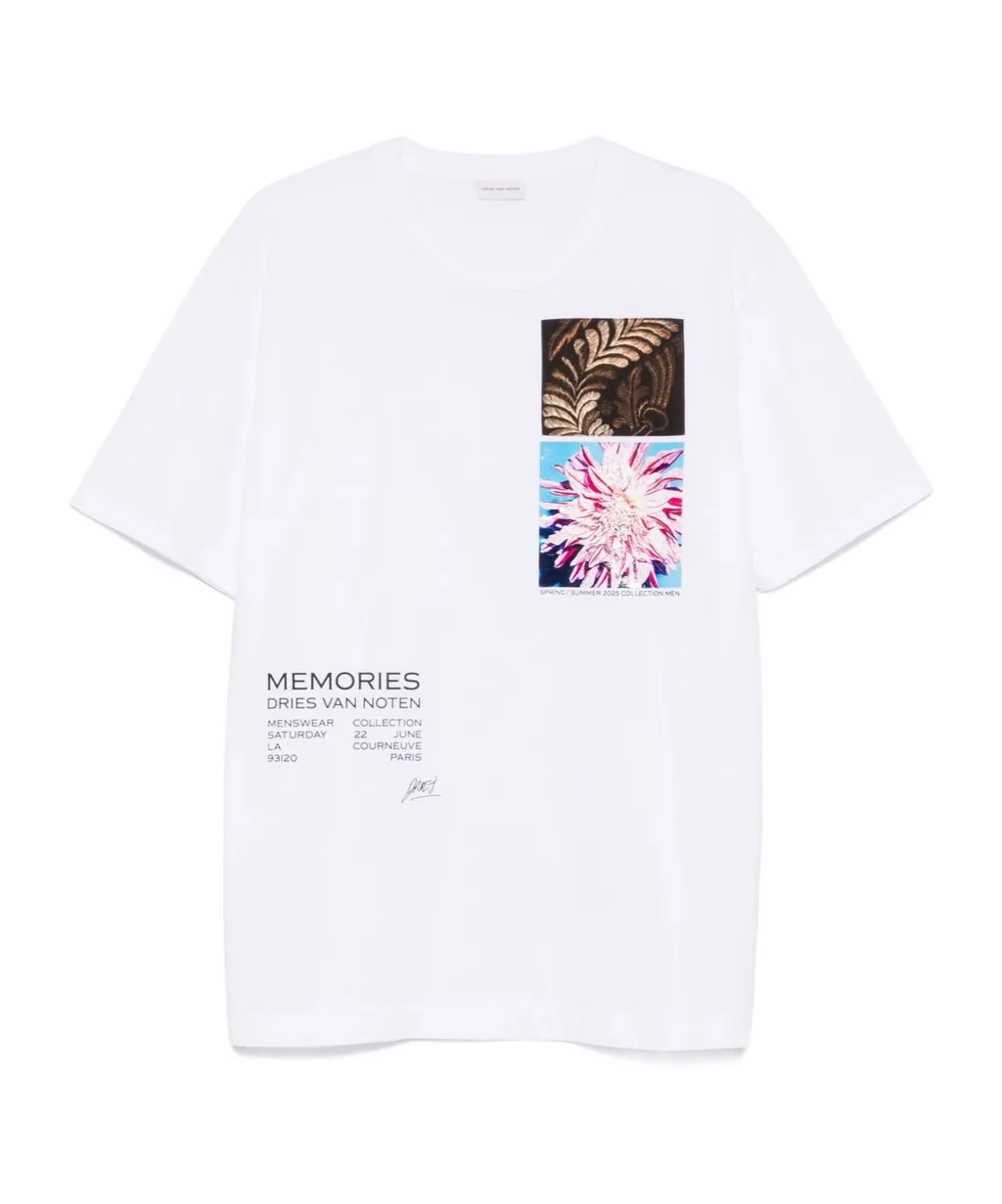 Dries Van Noten Graphic-Printed Crewneck T-Shirt
