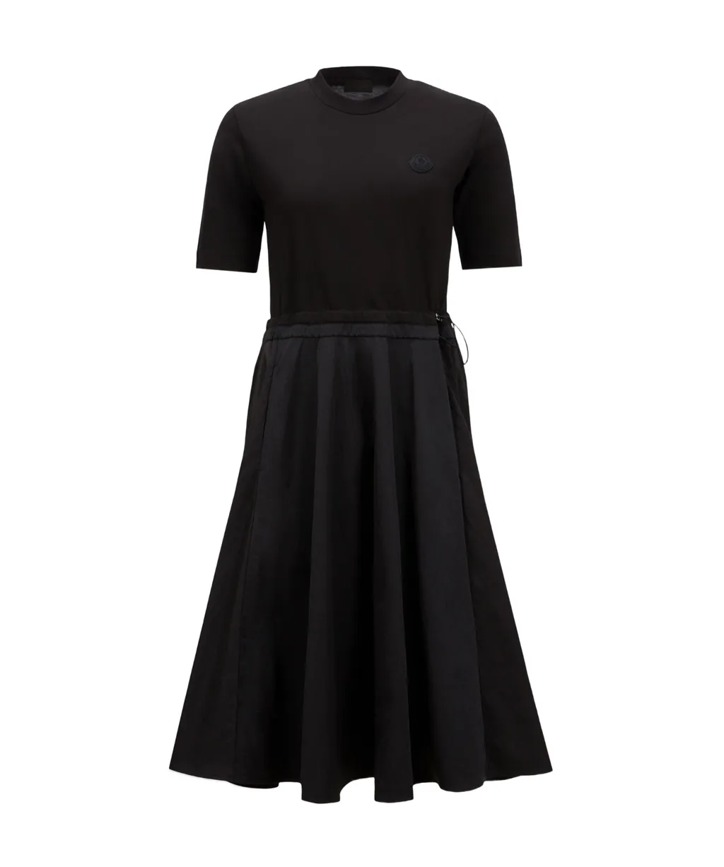Moncler Crewneck Short-Sleeve Dress