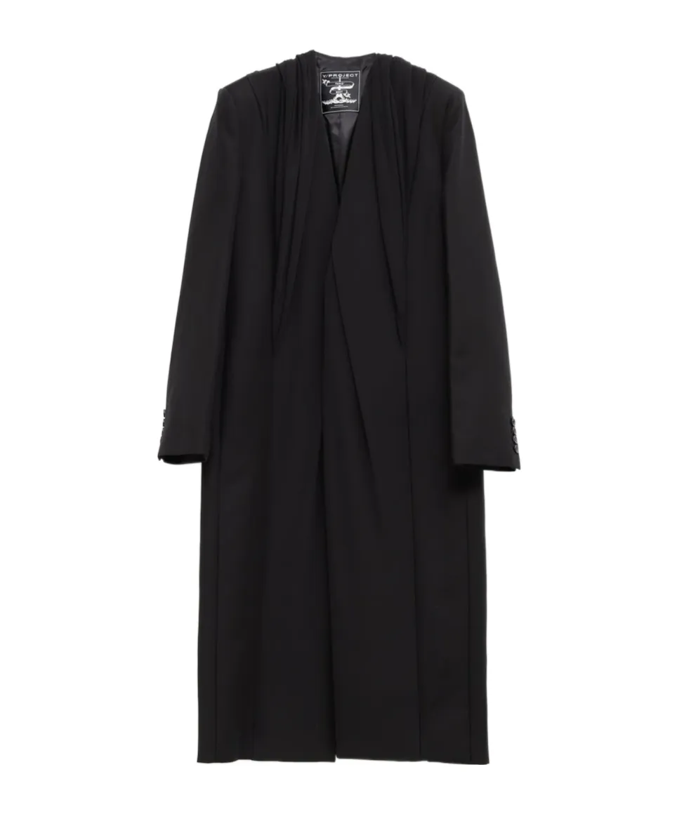 Y/Project Draped Long Coat