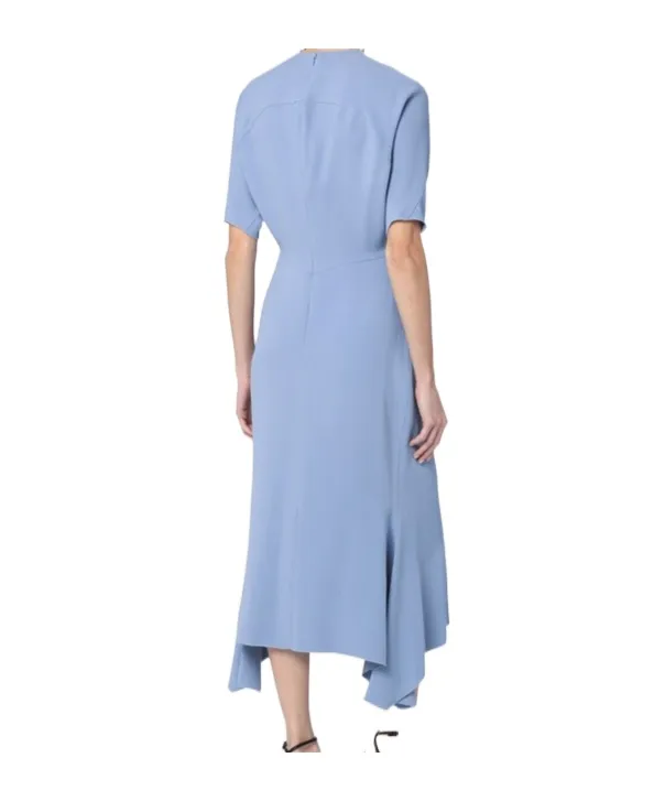 Short-Sleeve Midi Dress