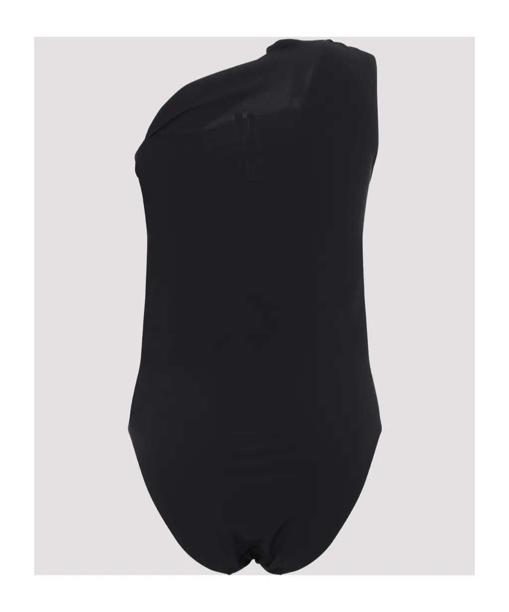 Rick Owens One-Shoulder Stretched Swimsuit