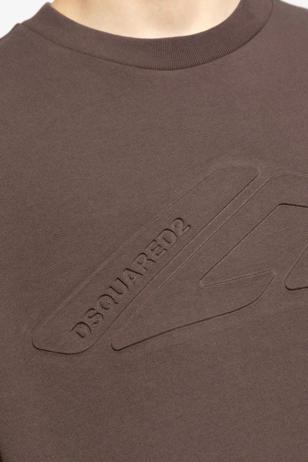 Dsquared2 Logo Embossed Crewneck T-Shirt