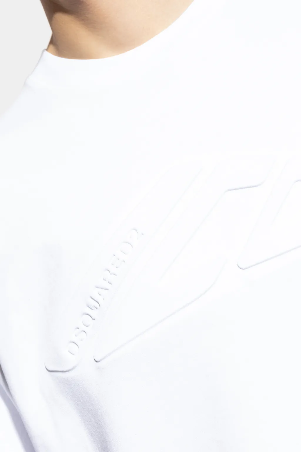 Dsquared2 Logo Embossed Crewneck T-Shirt