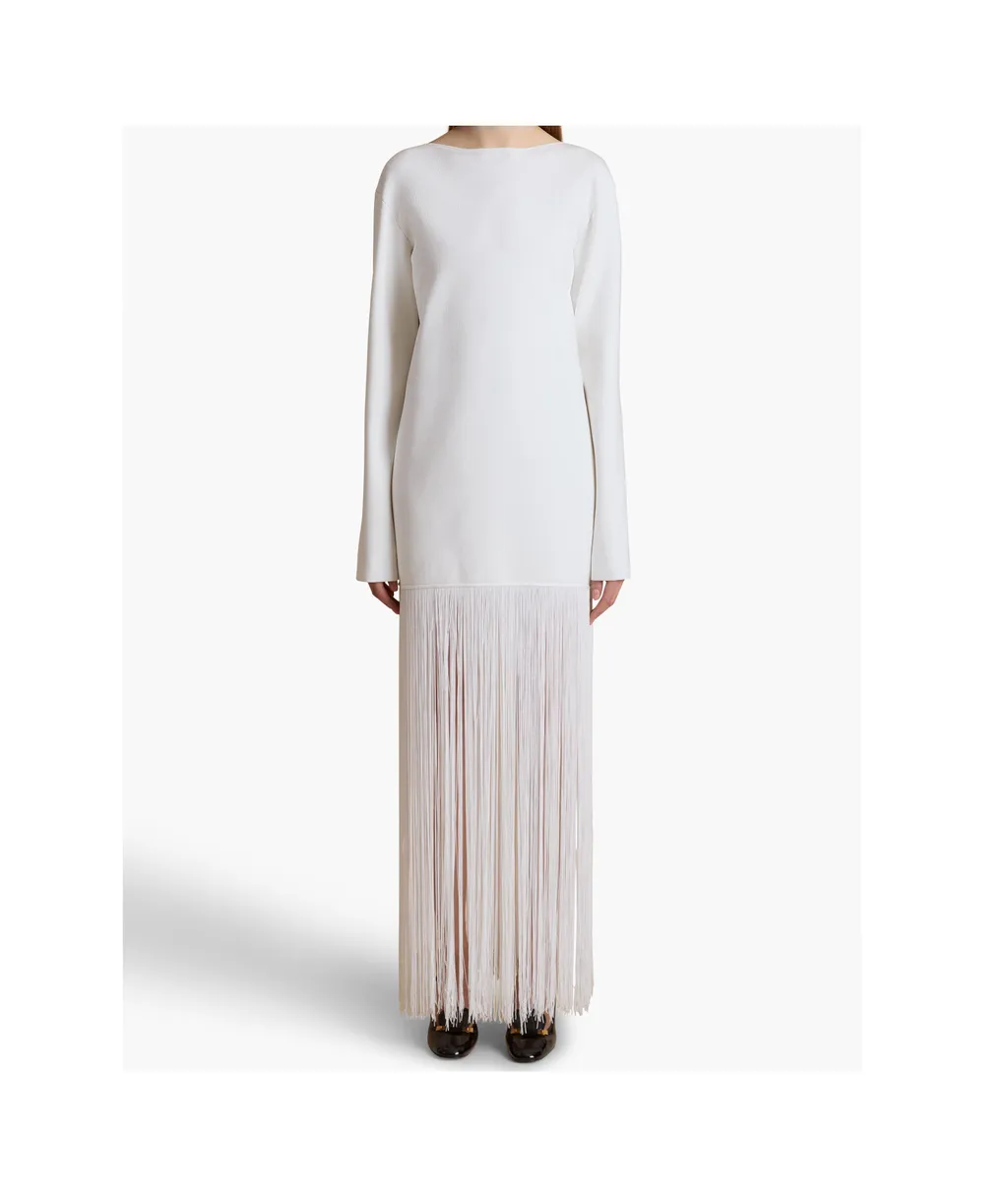Khaite Paley V-Back Maxi Dress