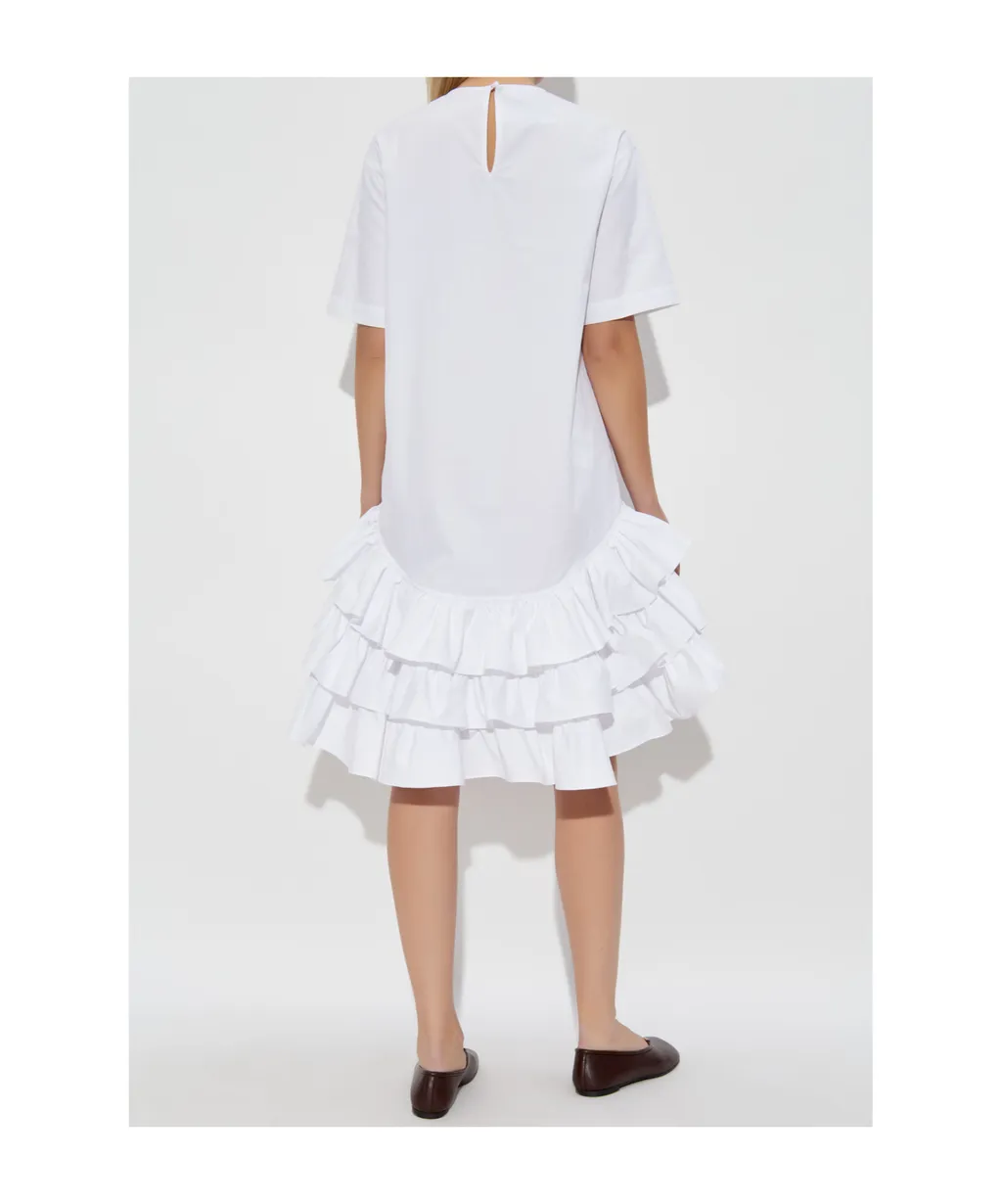 Moschino Asymmetric Ruffled Dress