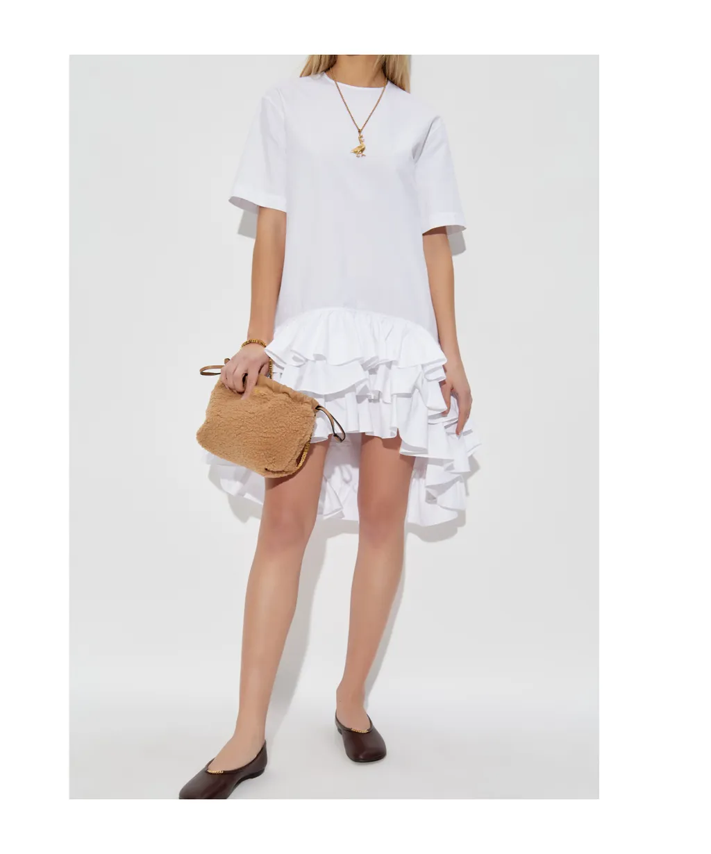 Moschino Asymmetric Ruffled Dress
