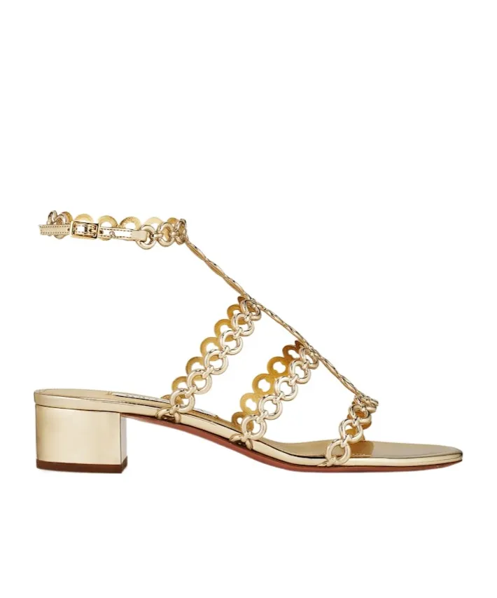Aquazzura Infinity Chain Sandals