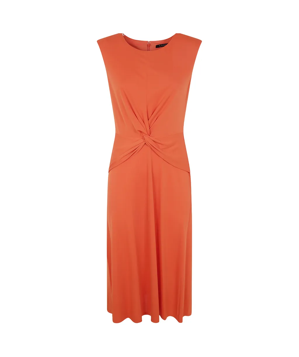 Lauren Ralph Lauren Tessane Sleeveless Flared Midi Dress