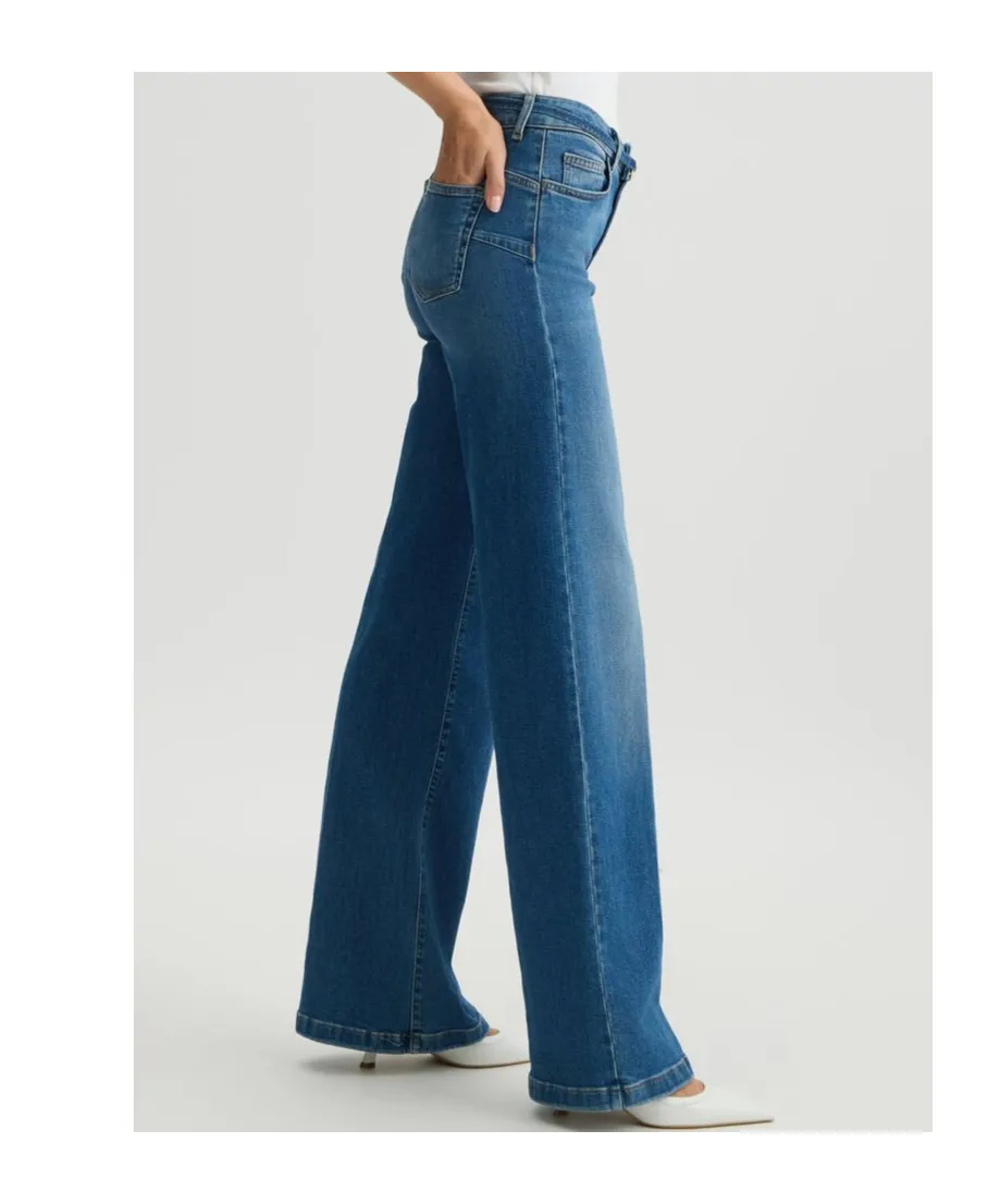 Liu Jo Belted Flared Jeans