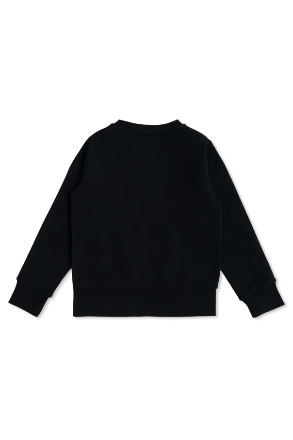 Moncler Enfant Logo Patch Stripe Detailed Sweater