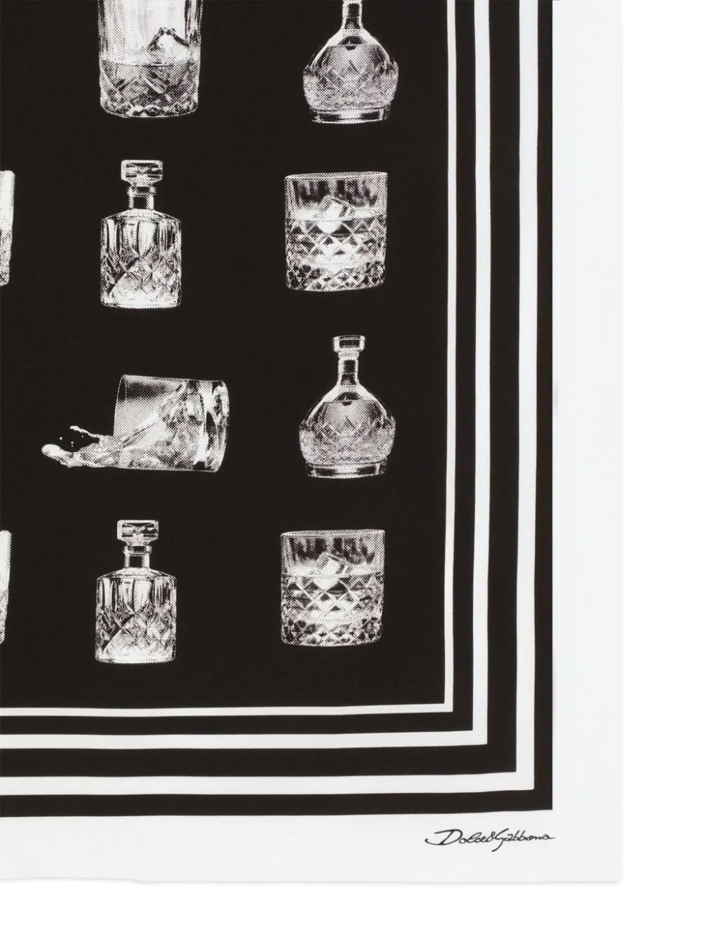 Glass-Print Foulard