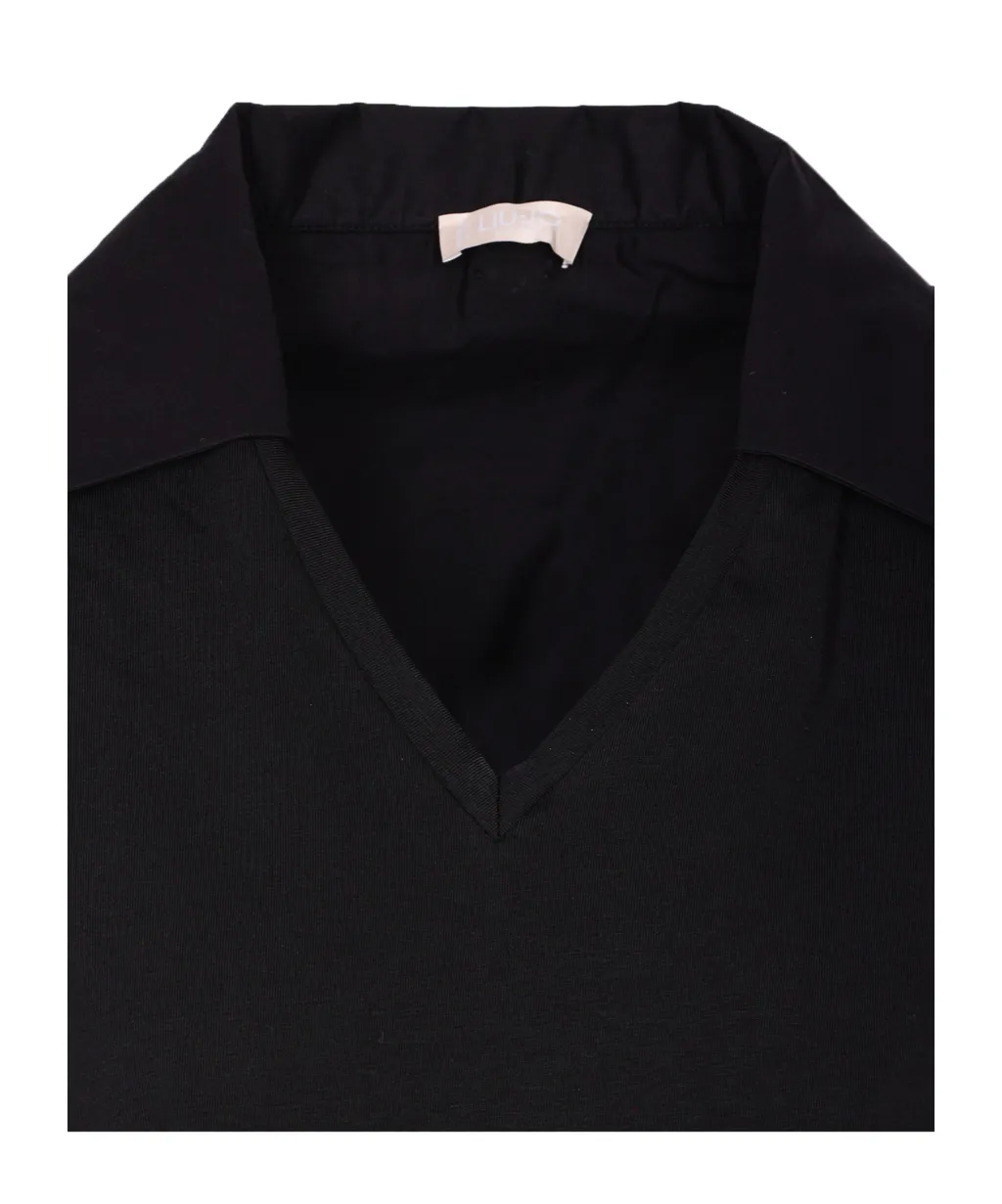Liu Jo Short Sleeved Embroidered Polo Shirt