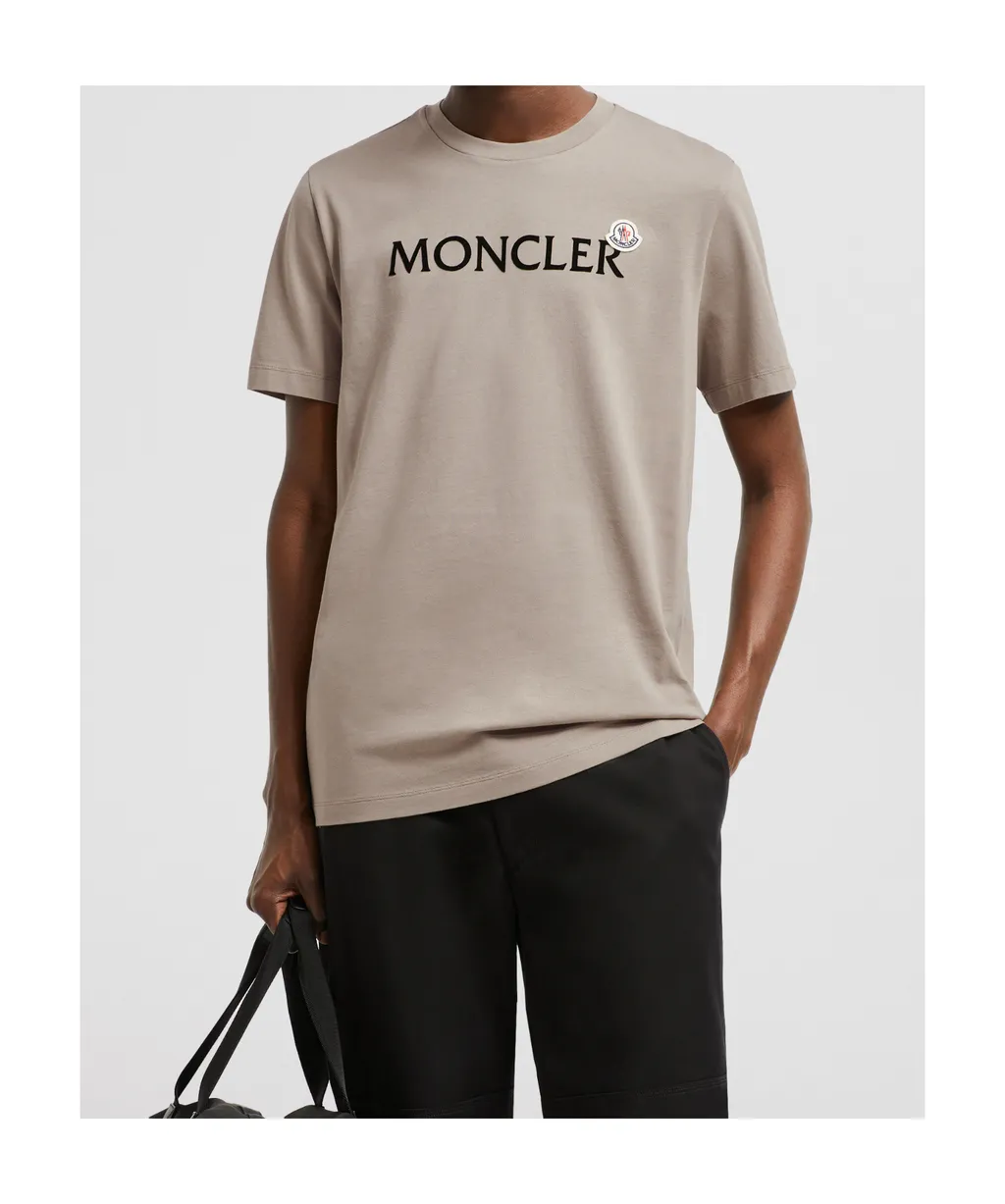 Moncler Logo Patch Crewneck T-Shirt