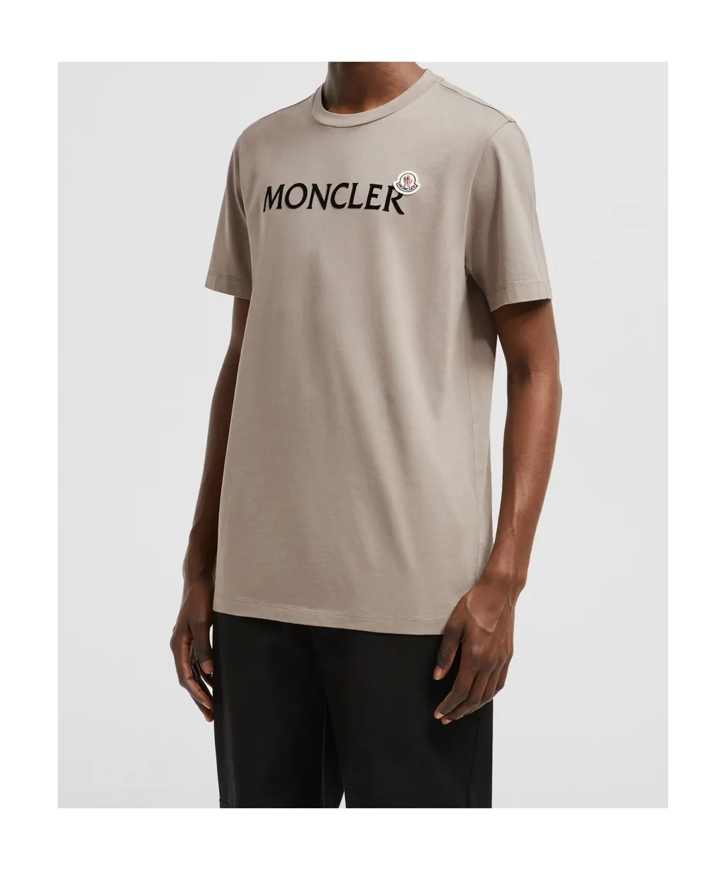 Moncler Logo Patch Crewneck T-Shirt