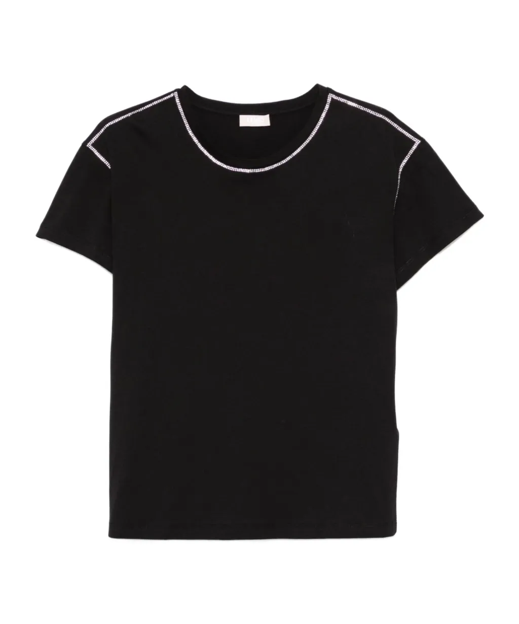Liu Jo Crewneck Embellished T-Shirt