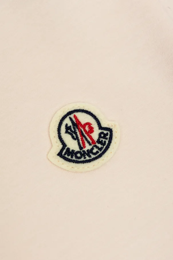 Moncler Enfant Logo Patch Gathered Dress