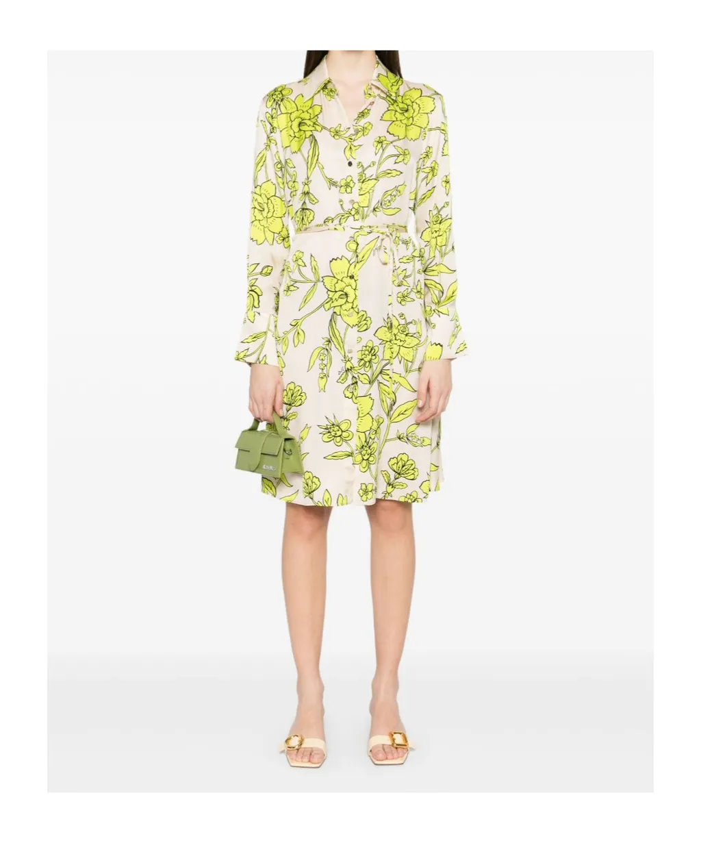 Floral-Print Shirt Dress