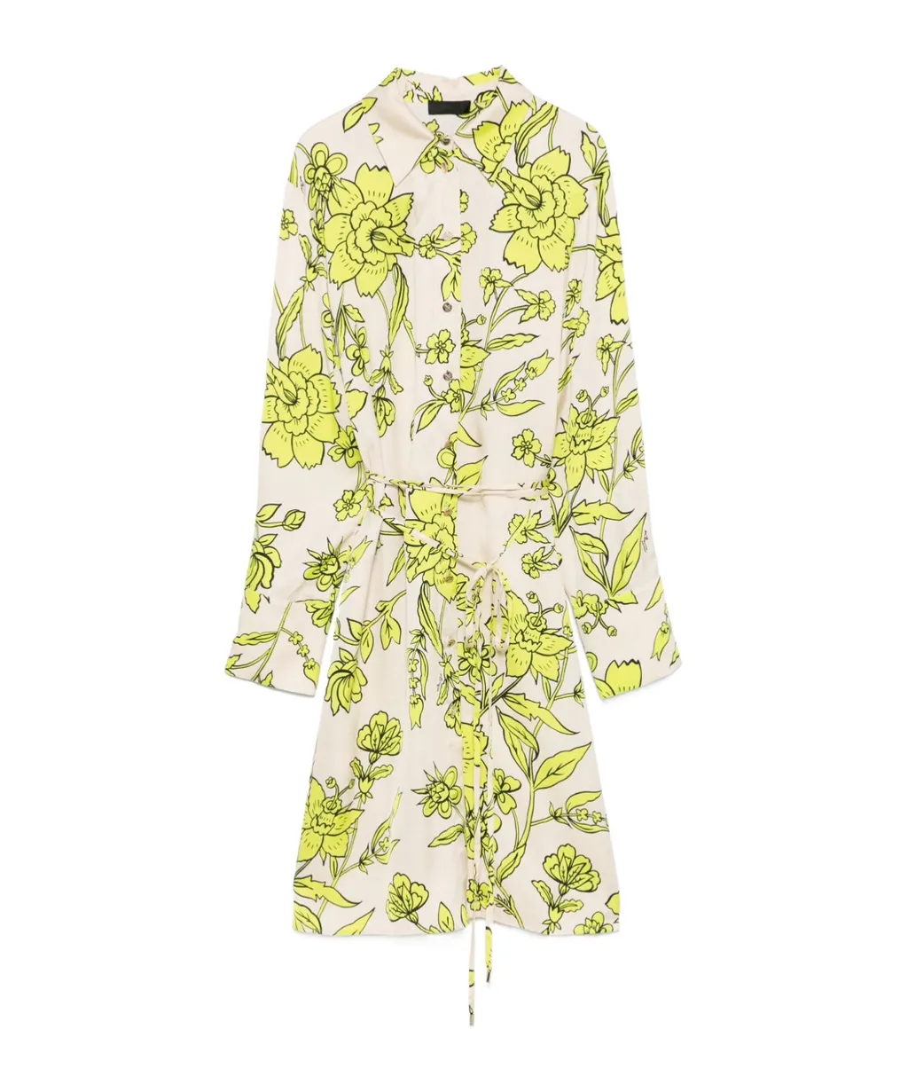 Floral-Print Shirt Dress