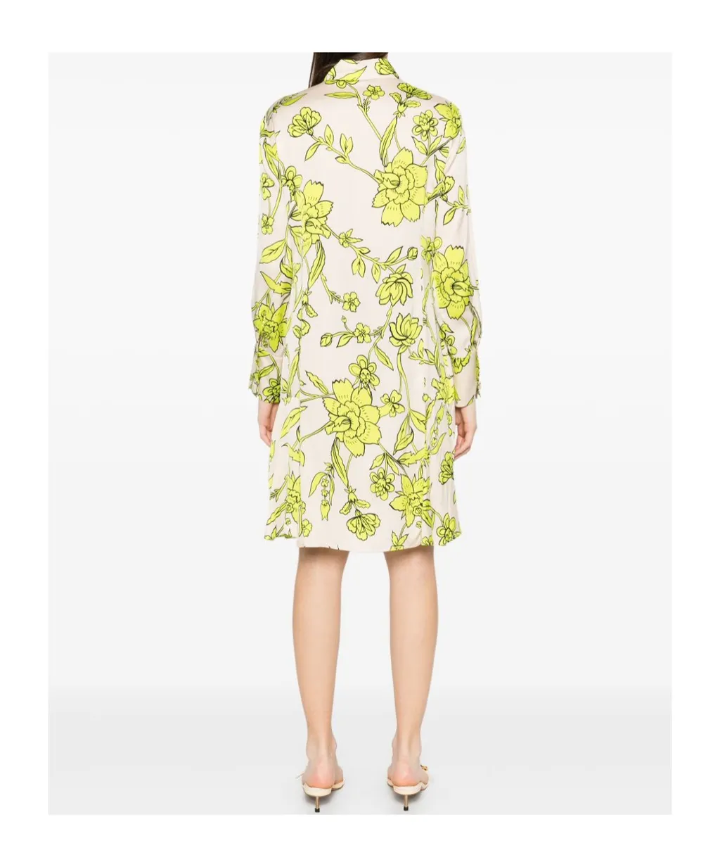 Floral-Print Shirt Dress