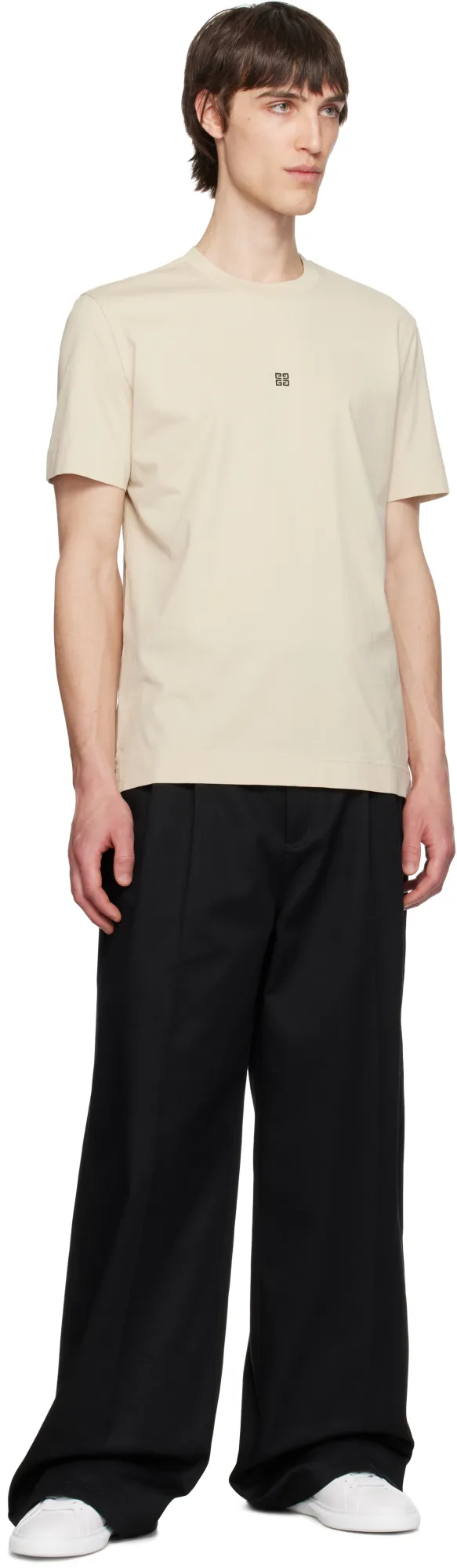Givenchy 4G Embroidered Crewneck T-Shirt