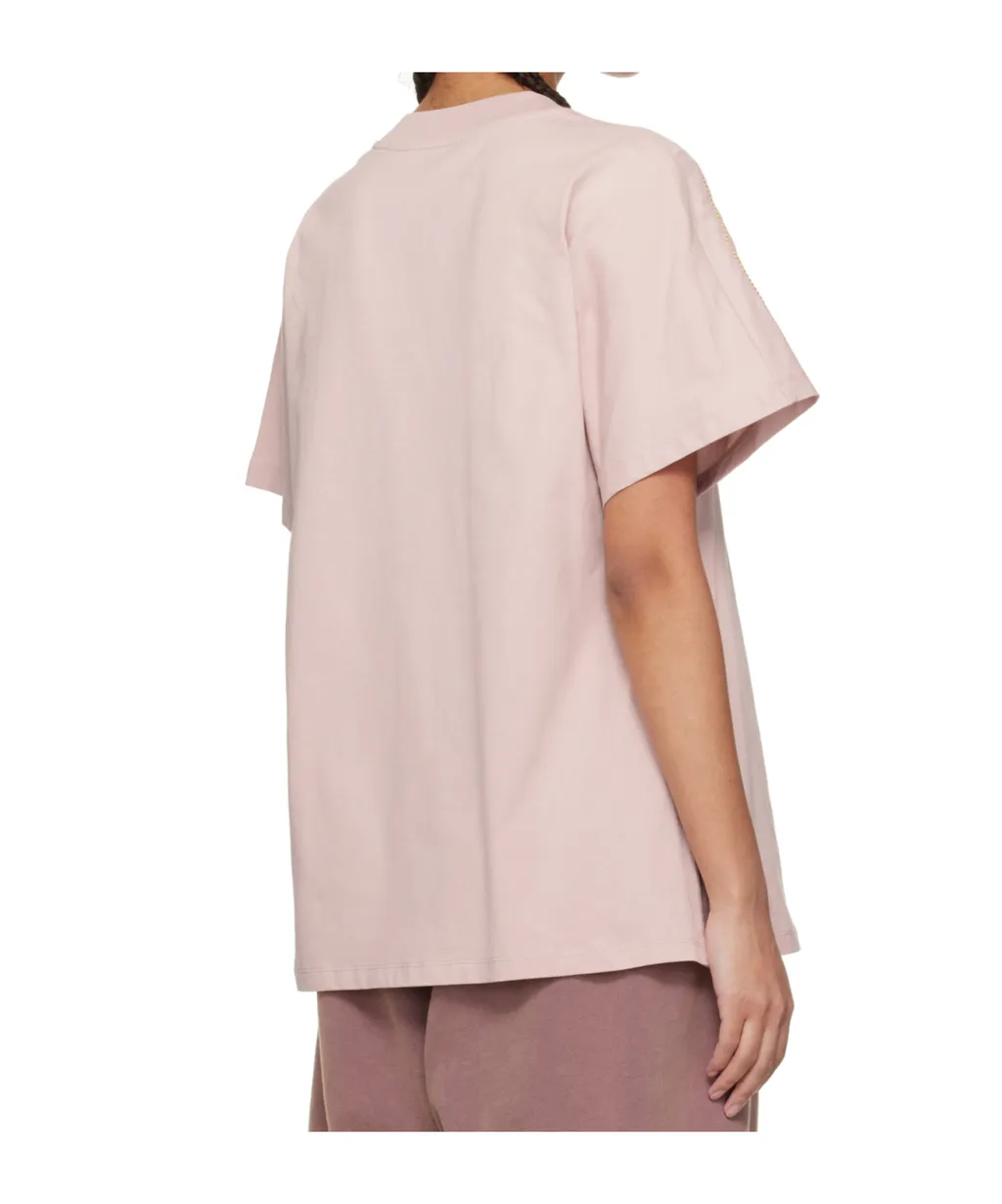Moncler Embroidered Cursive Logo Crewneck T-Shirt