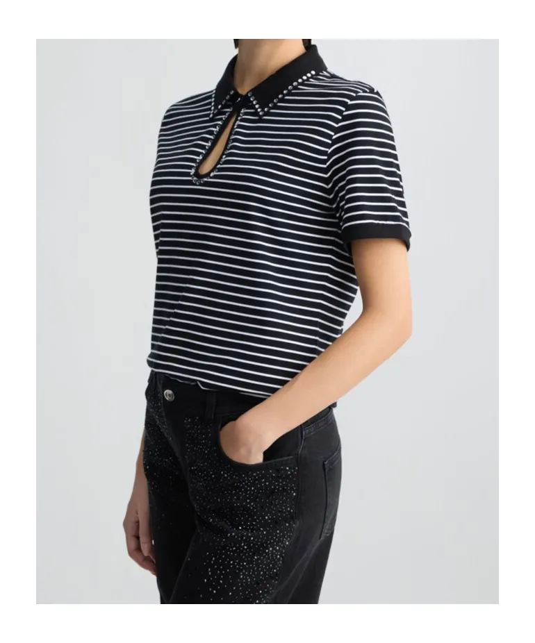 Water-Jet Short Sleeve Polo Shirt