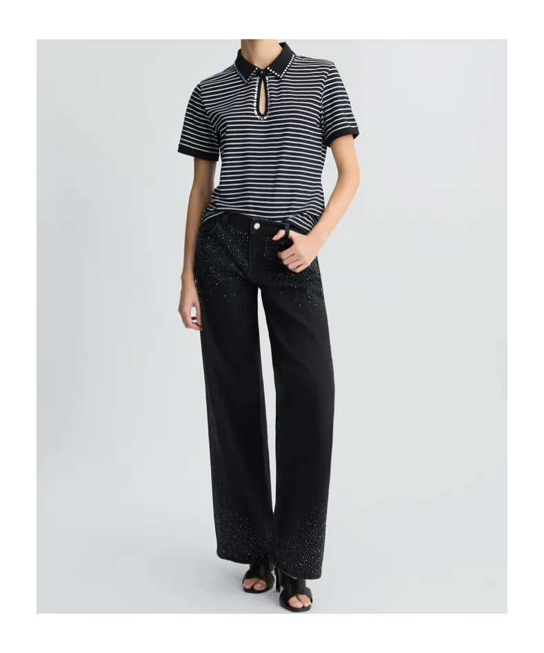 Water-Jet Short Sleeve Polo Shirt
