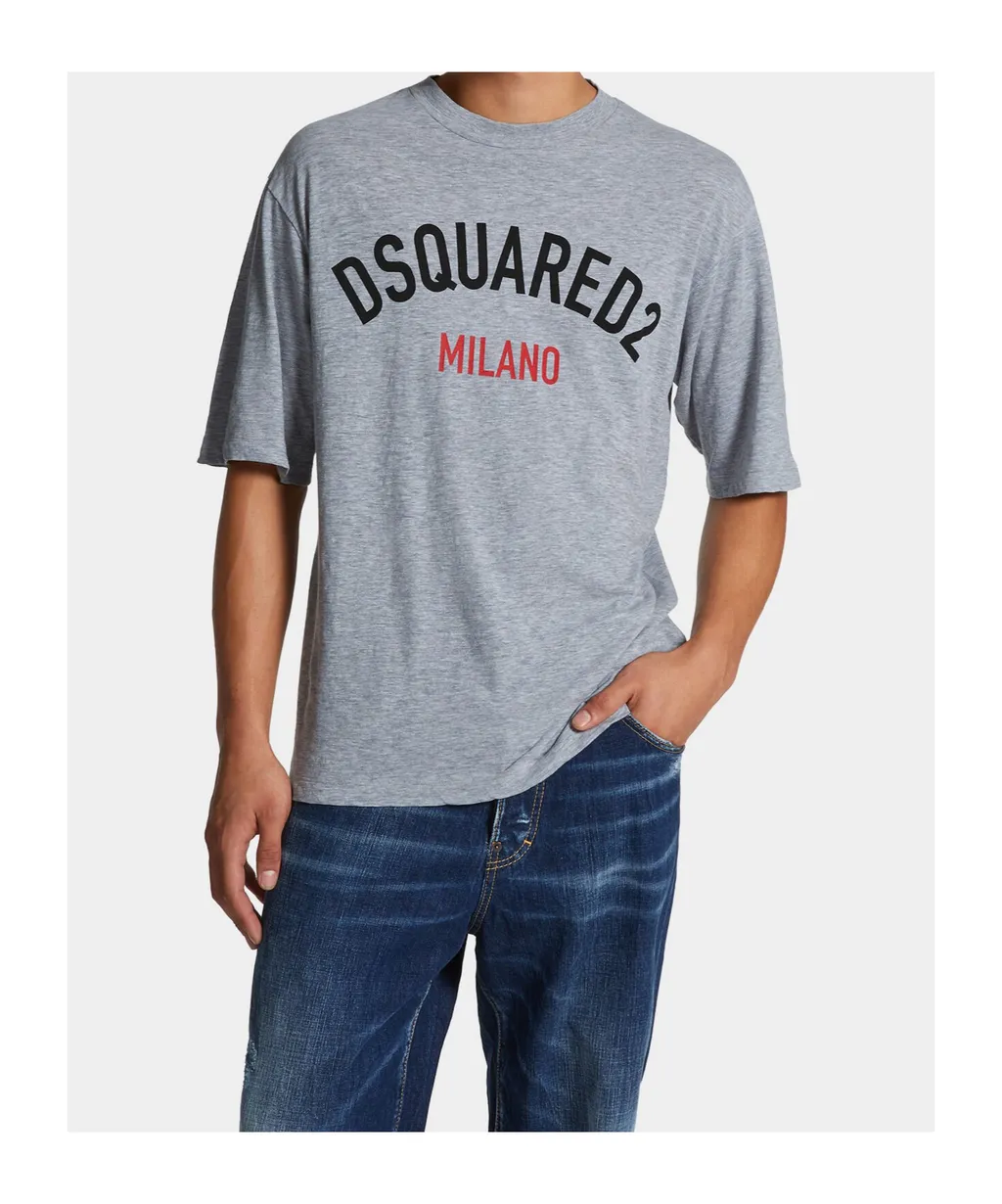 Dsquared2 Logo Printed Crewneck T-Shirt