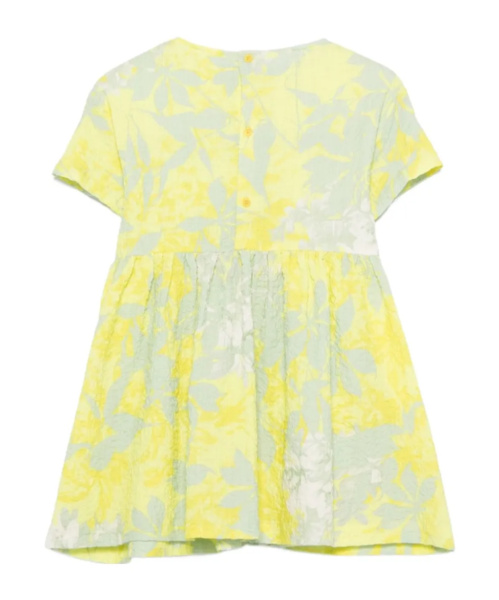 Il Gufo Floral-Printed Sleeveless Dress