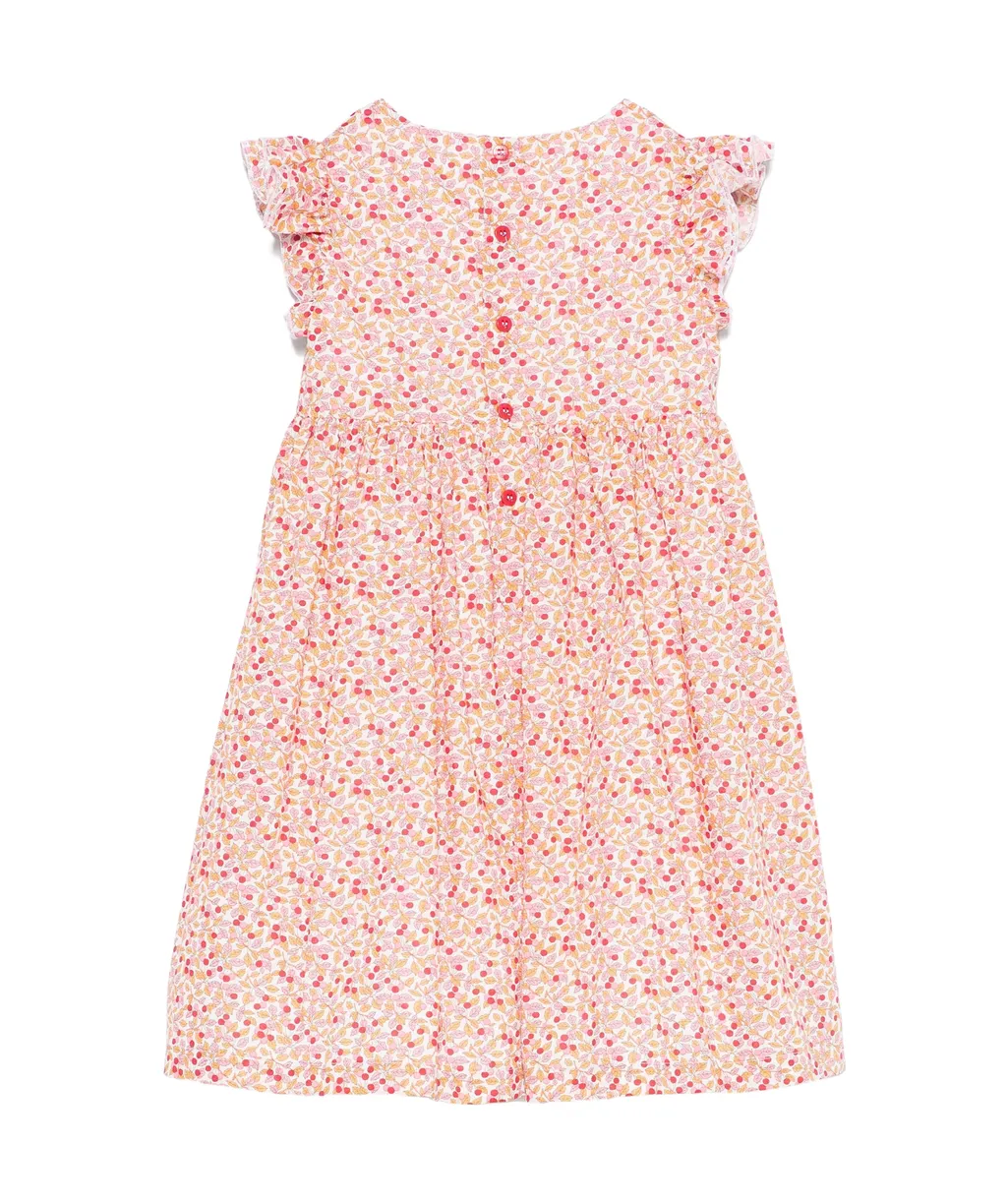Il Gufo Liberty Floral-Printed Crewneck Dress