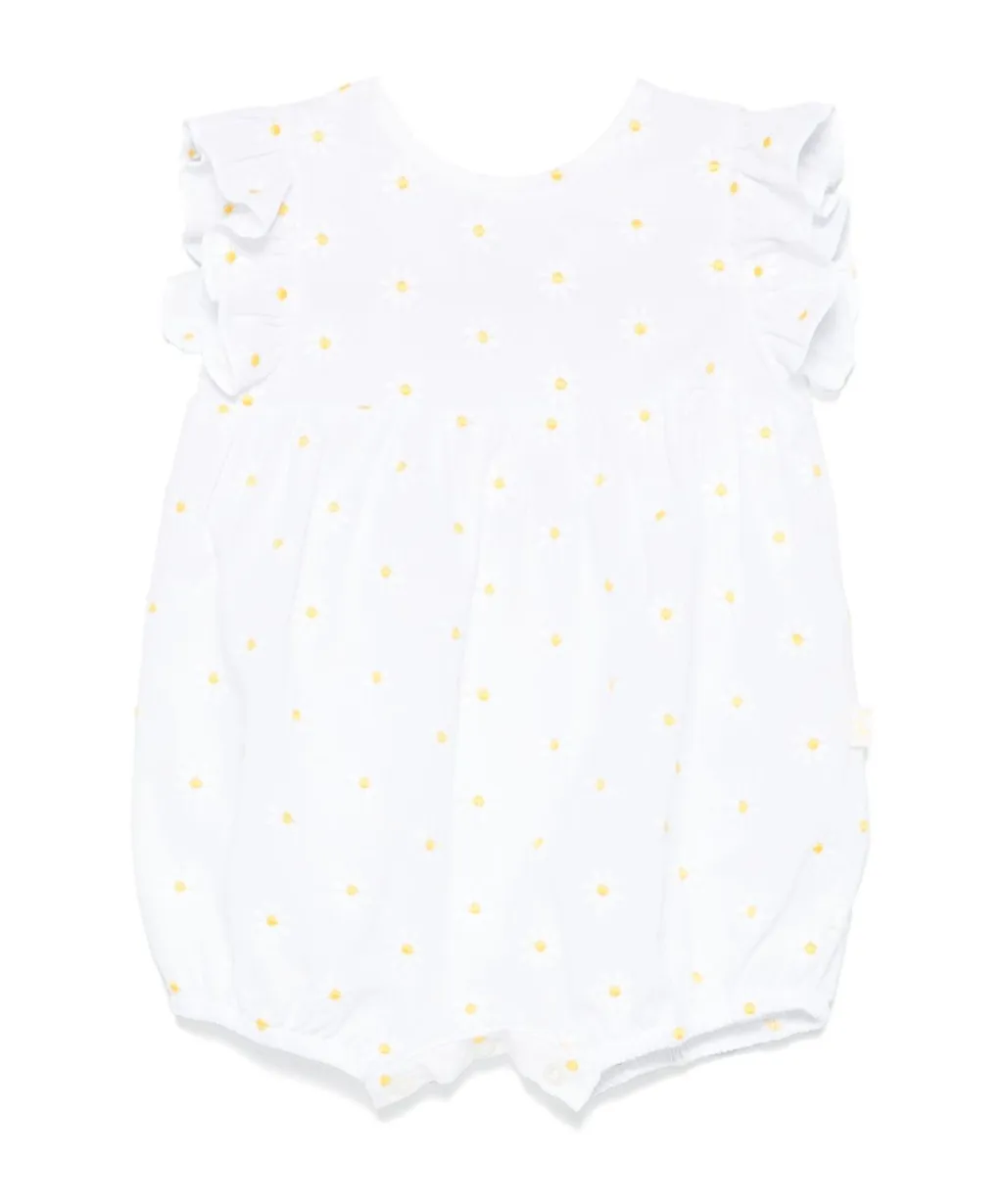 Il Gufo Ruffled Detailed Floral Embroidered Tracksuit