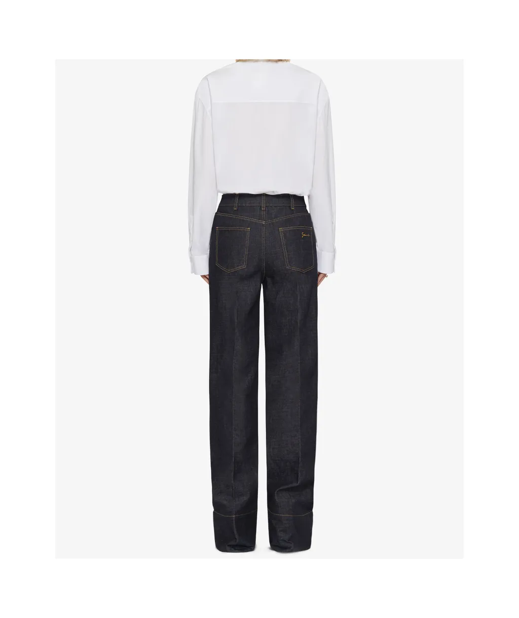 Givenchy Oversized Collared Long-Sleeve Shirt