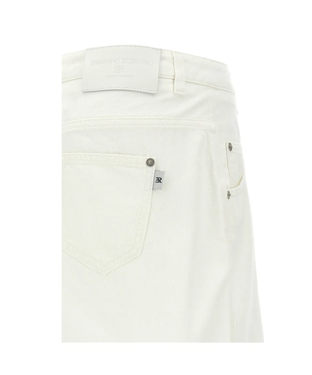 Ermanno Scervino Denim Bermuda Shorts