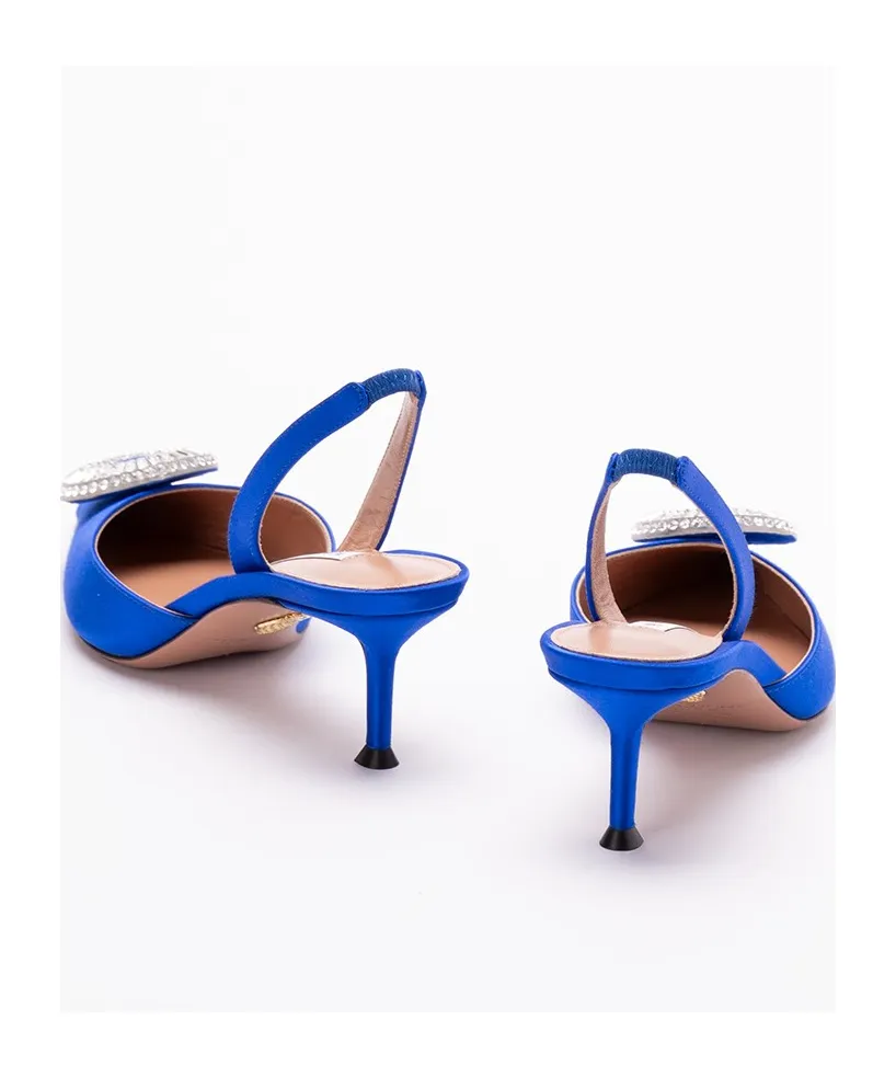 Aquazzura Embellished Slingback Pumps