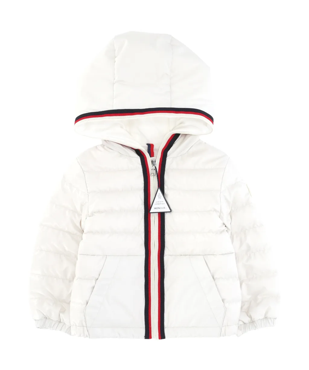 Long-Sleeved Hooded Down Jacket