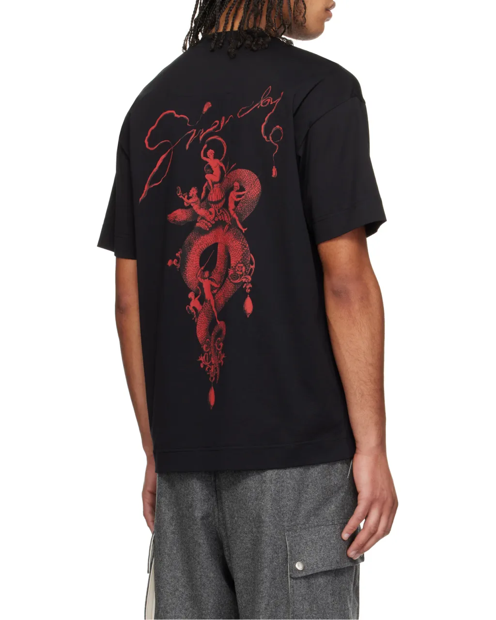 Givenchy Snake Printed Crewneck T-Shirt