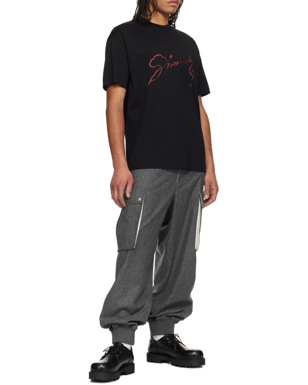 Givenchy Snake Printed Crewneck T-Shirt