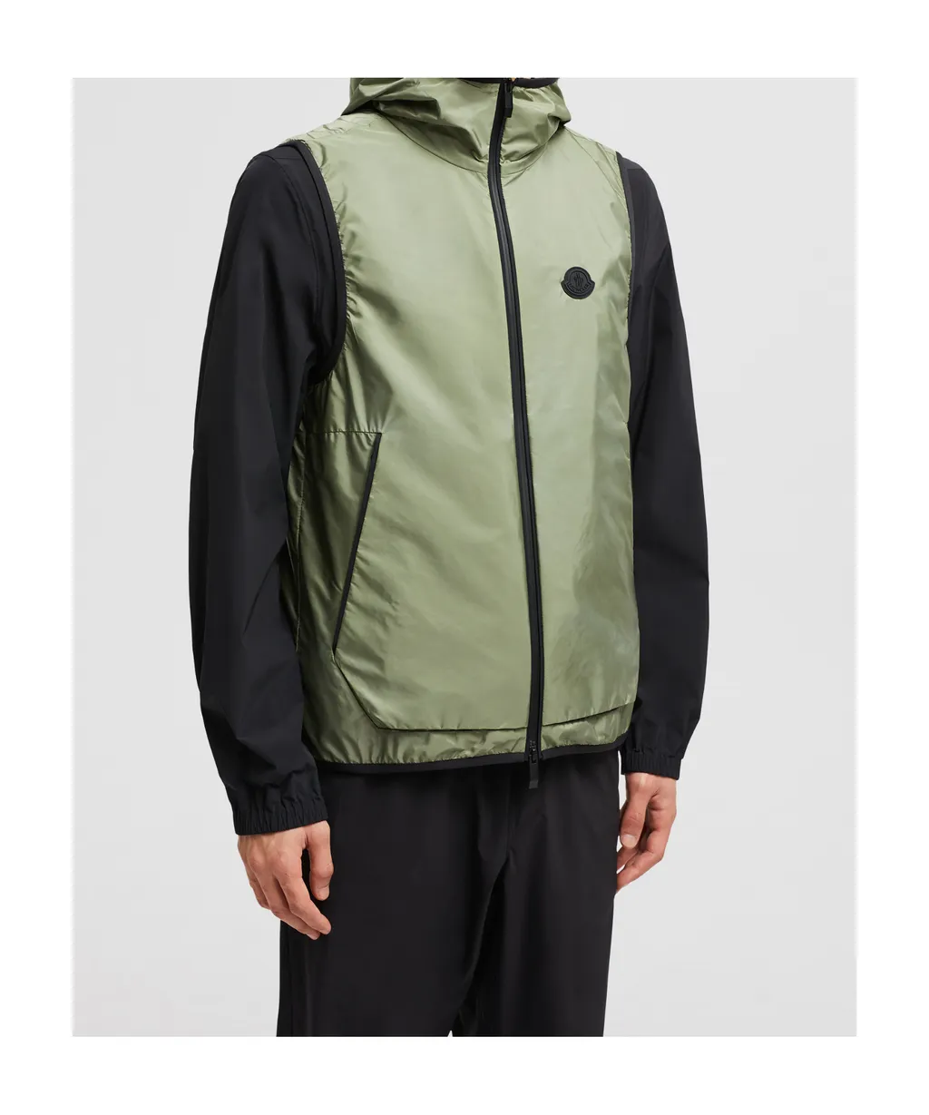 Moncler Moretan Zip-Up Hooded Gilet
