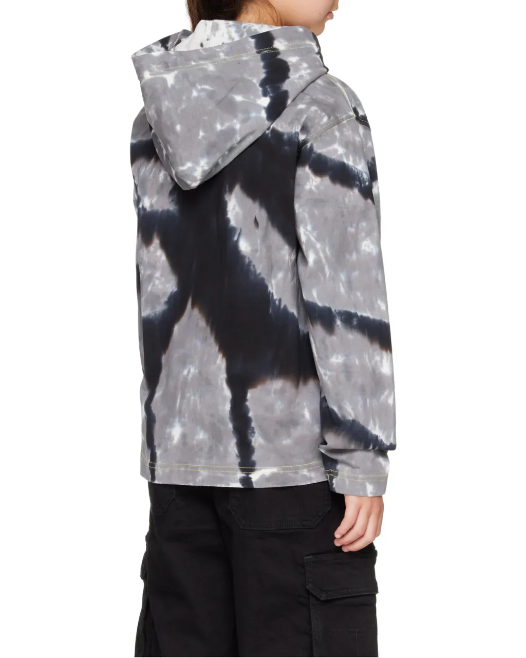 Diesel Kids Oval-D Logo Tie-Dyed Hoodie