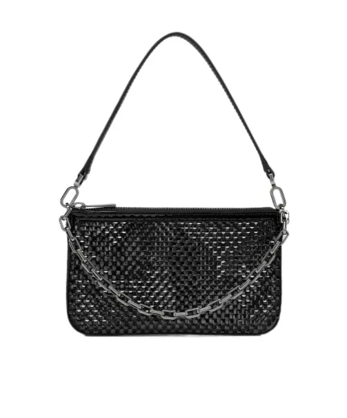 Zippered Shoulder Bag
